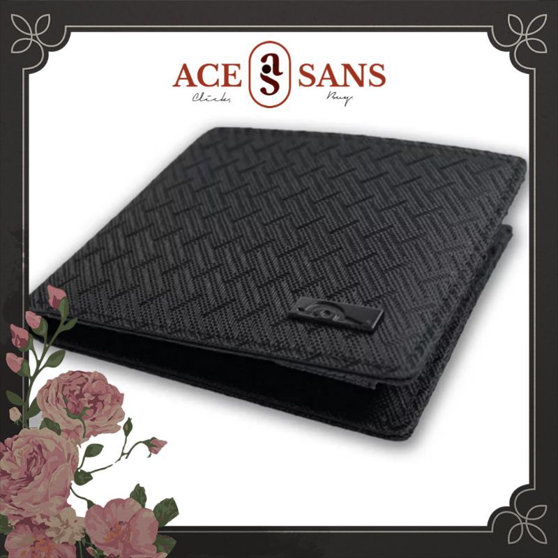 JFR Fashion Dompet Pria Bahan Kulit Canvas JP18 Hitam I Dompet Pria I Dompet Kulit I Dompet JFR