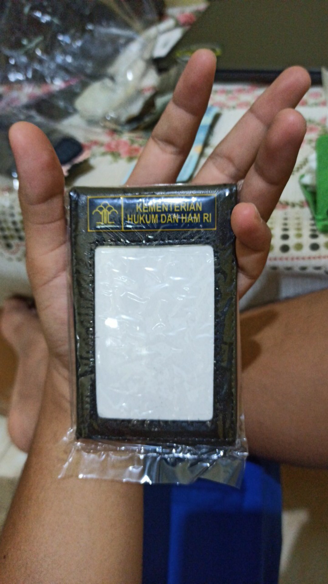 Tempat Id Card Saku Baju Kemenkumham