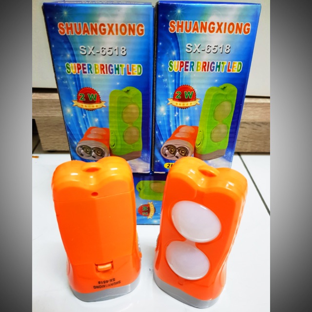 Senter LED shuangxiong SX-6518