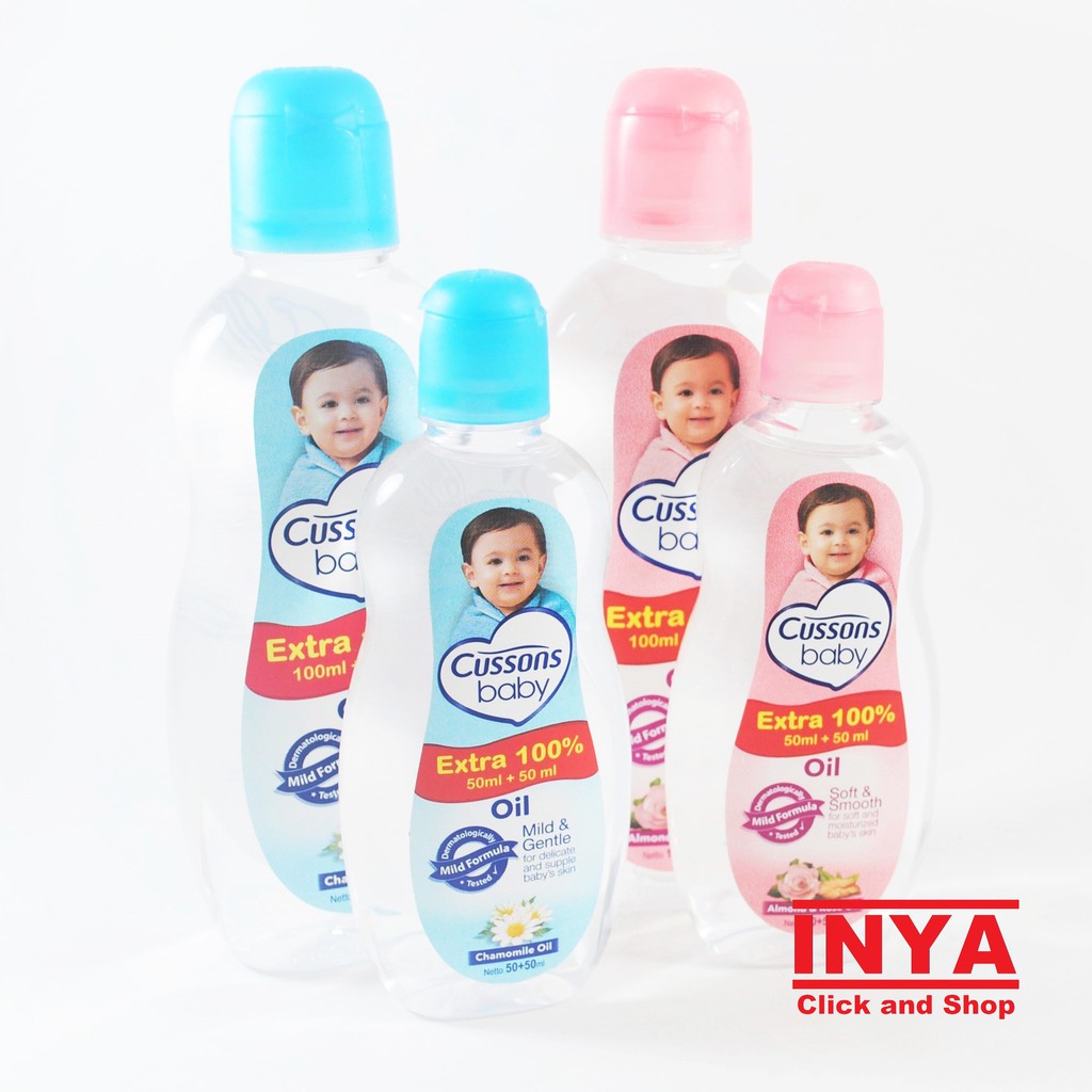 CUSSONS BABY OIL SOFT &amp; SMOOTH ALMOND &amp; ROSE OIL 100ml