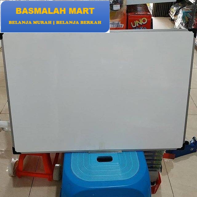 

Papan Tulis Putih Besar / whiteboard 40 x 60 Berkualitas