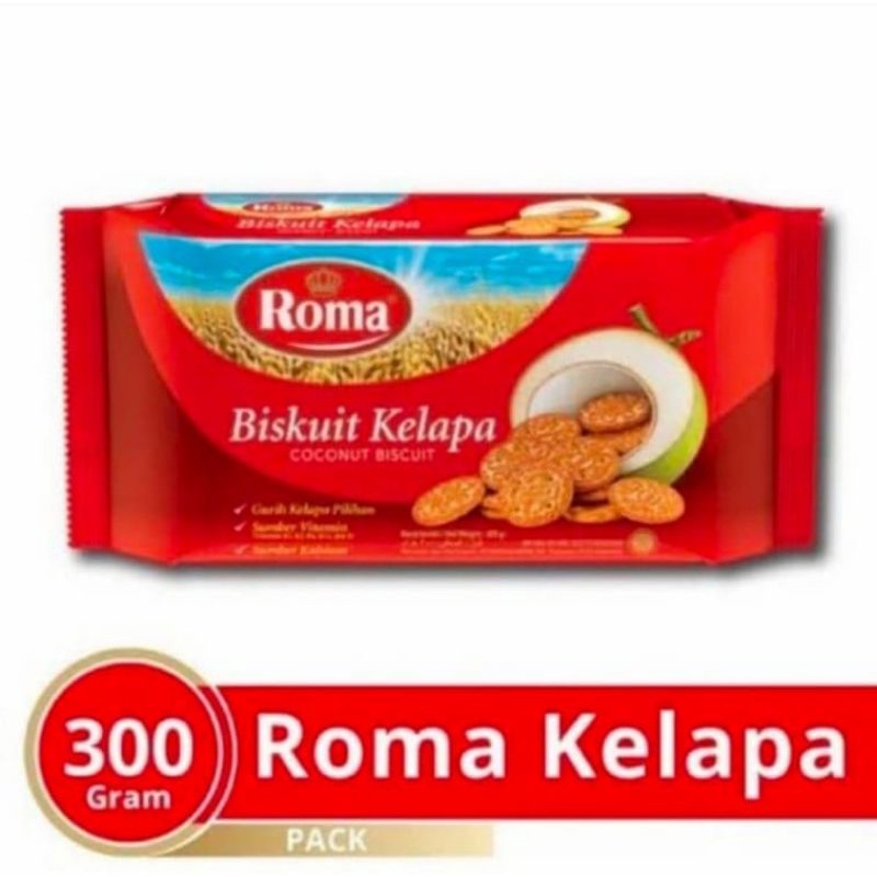 

Roma kelapa 300gr/biskuit kelapa/kue