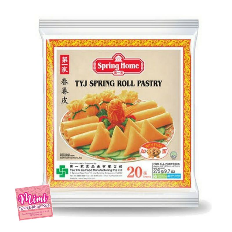 

TYJ Spring Roll Kulit Lumpia 275gr
