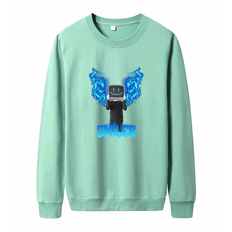 Sweater Pria Smiler Crewneck Pria M - XXL