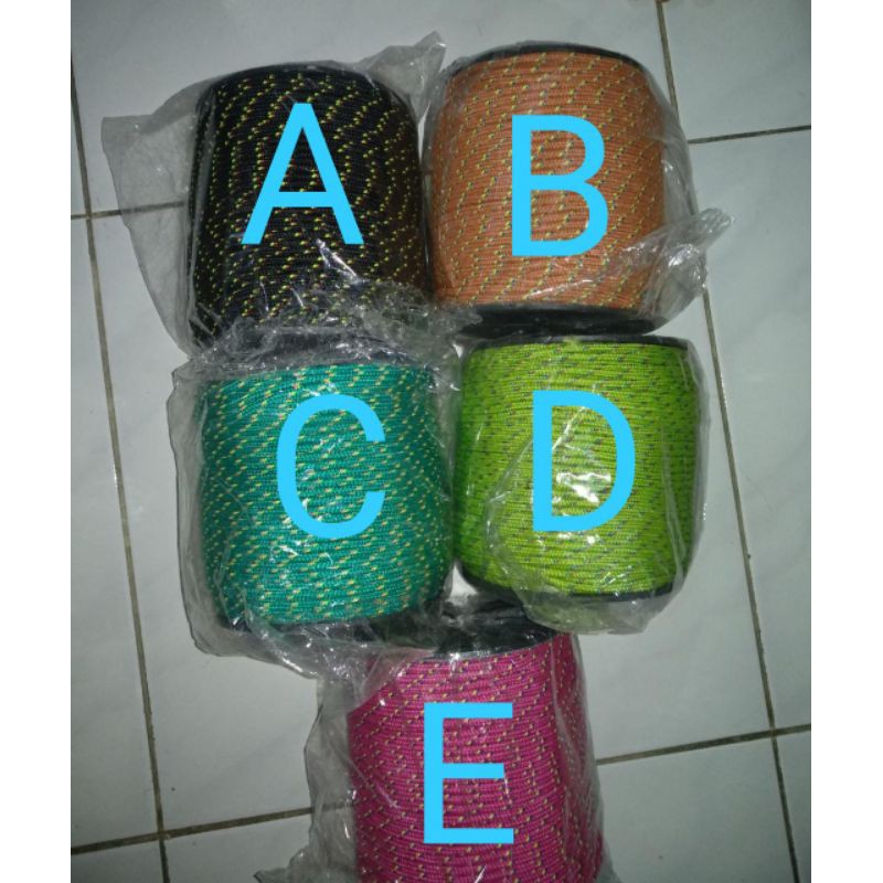 Tali prusik 4 mm panjang 1 roll 130 meter