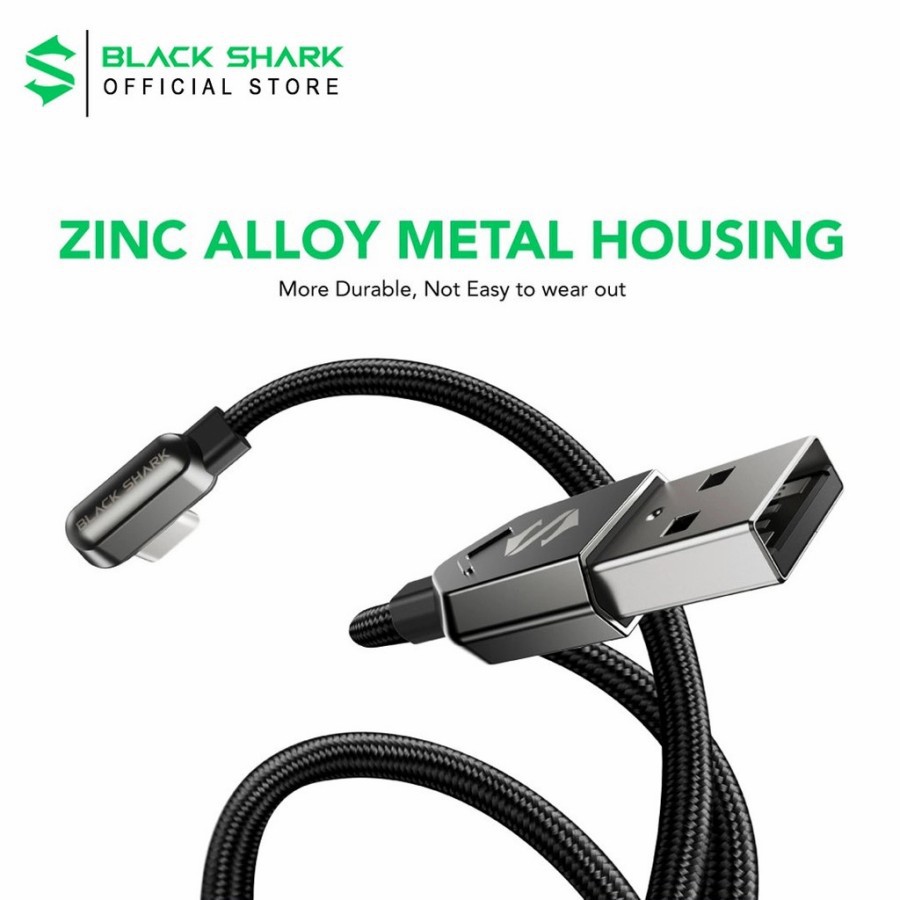 Black Shark Type-c Right Angle Data Fast Charging Cable Original