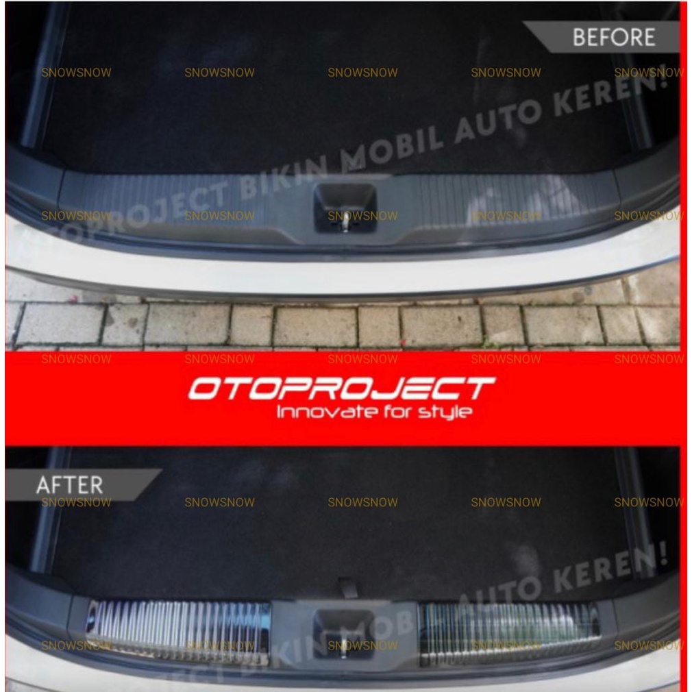 Sillplate Belakang Honda HRV 2022 2023 Hitam Stainless 2pcs