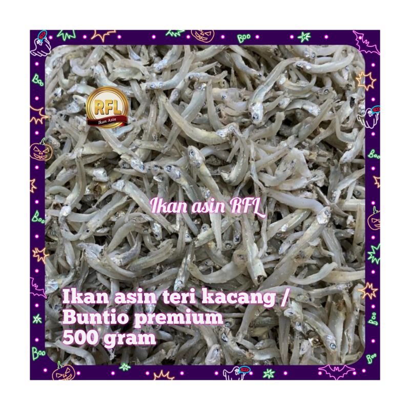 

ikan asin teri kacang / buntio premium 500 gram