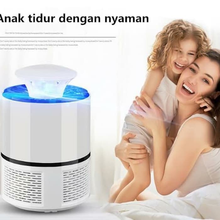 Lampu Pembunuh Nyamuk Aman Nyaman Mosquito Killer Lamp Purple Vortex