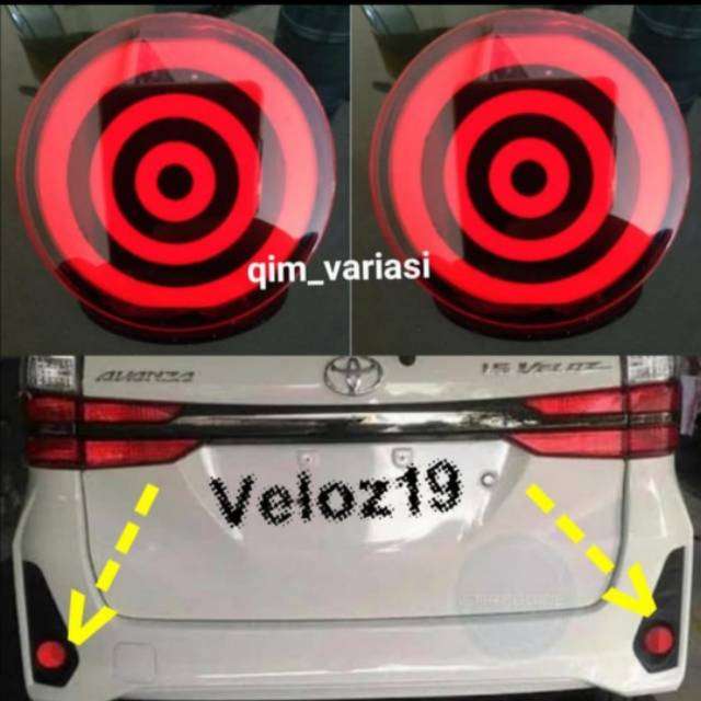 Lampu led reflektor Avanza Veloz set