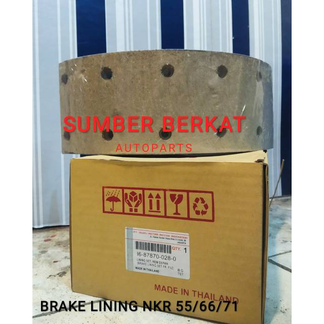 KAMPAS REM NKR55/NKR61/NKR71 - BRAKE LINING NKR55/NKR61/NKR71
