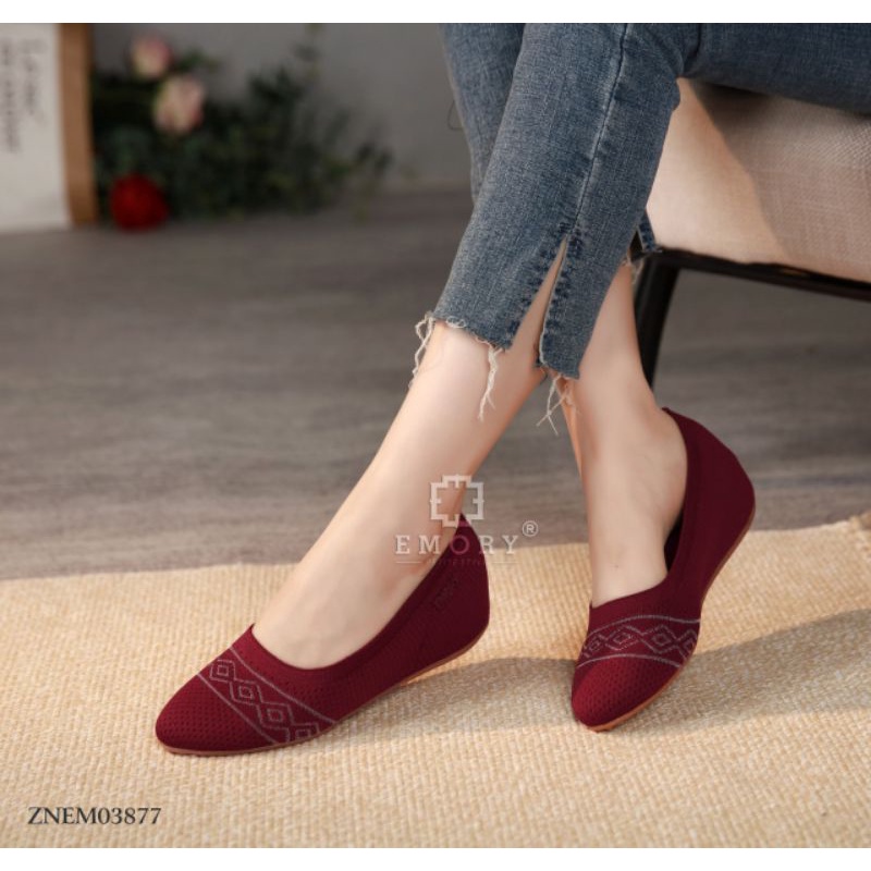 wedges shoes EMORY Syarvala ZNEMO3877 sepatu wedges wanita