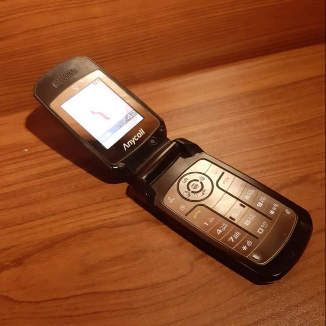 HP Jadul Samsung SCH-W460 Anycall Hitam Original Atau Samsung Lipat Satu Kartu Langka