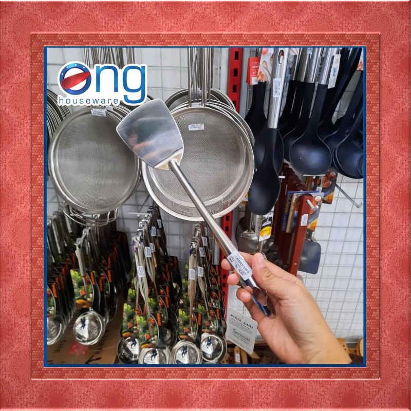 Tersedia Sodet Sutil Spatula Goreng Stainless Pendek Cyprus AM-0604J Promo