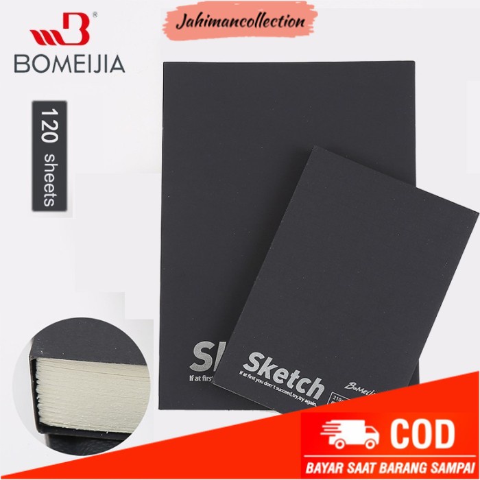 

✨ BISA COD ✨ Bomeijia Soft Sketch Pad A5 / Sketchbook / Buku Sketsa