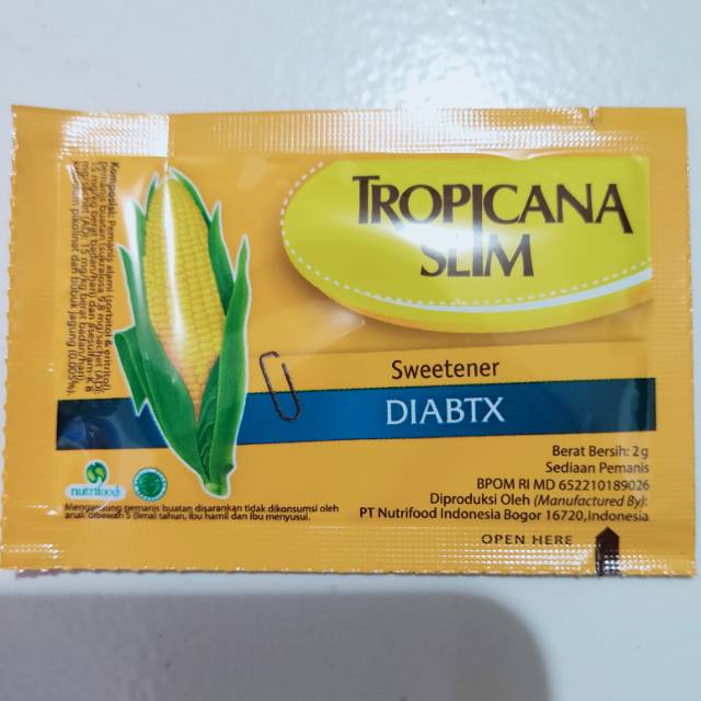 

Tropicana Slim Diabtx 2gr
