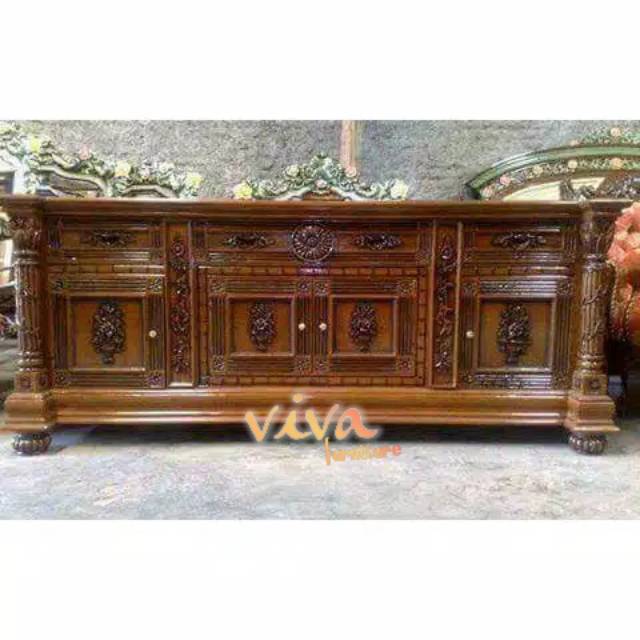 bufet salur pendek.mebel jepara