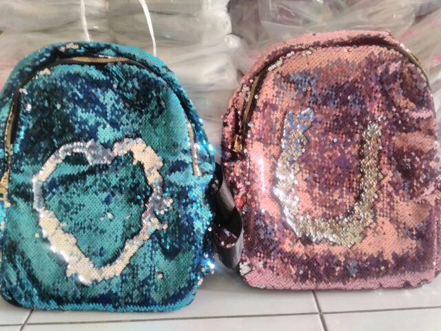  4PC1KG TAS  RANSEL SEQUIN USAP  WANITA BIG SIZE TAS  