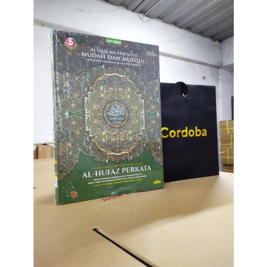 Al-Qur'an Hafalan Mudah dan Mutqin, AL-HUFAZ PERKATA (Terjemah Perkata Dan Tajwid Berwarna) A4 Besar