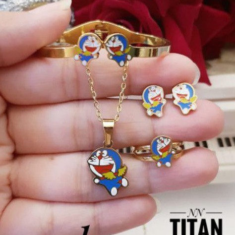 Titanium set perhiasan anak 2524m
