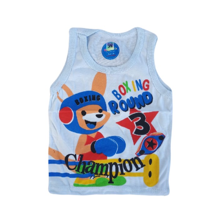 (6 PCS) AGREE Kaos Singlet Anak bayi Motif-G