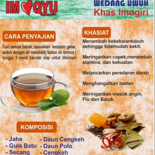 

WEDANG UWUH KHAS IMOGIRI