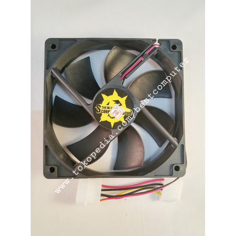 FAN CASING 12CM HITAM / FAN CPU 12CM HITAM / FAN CASE 12CM HITAM