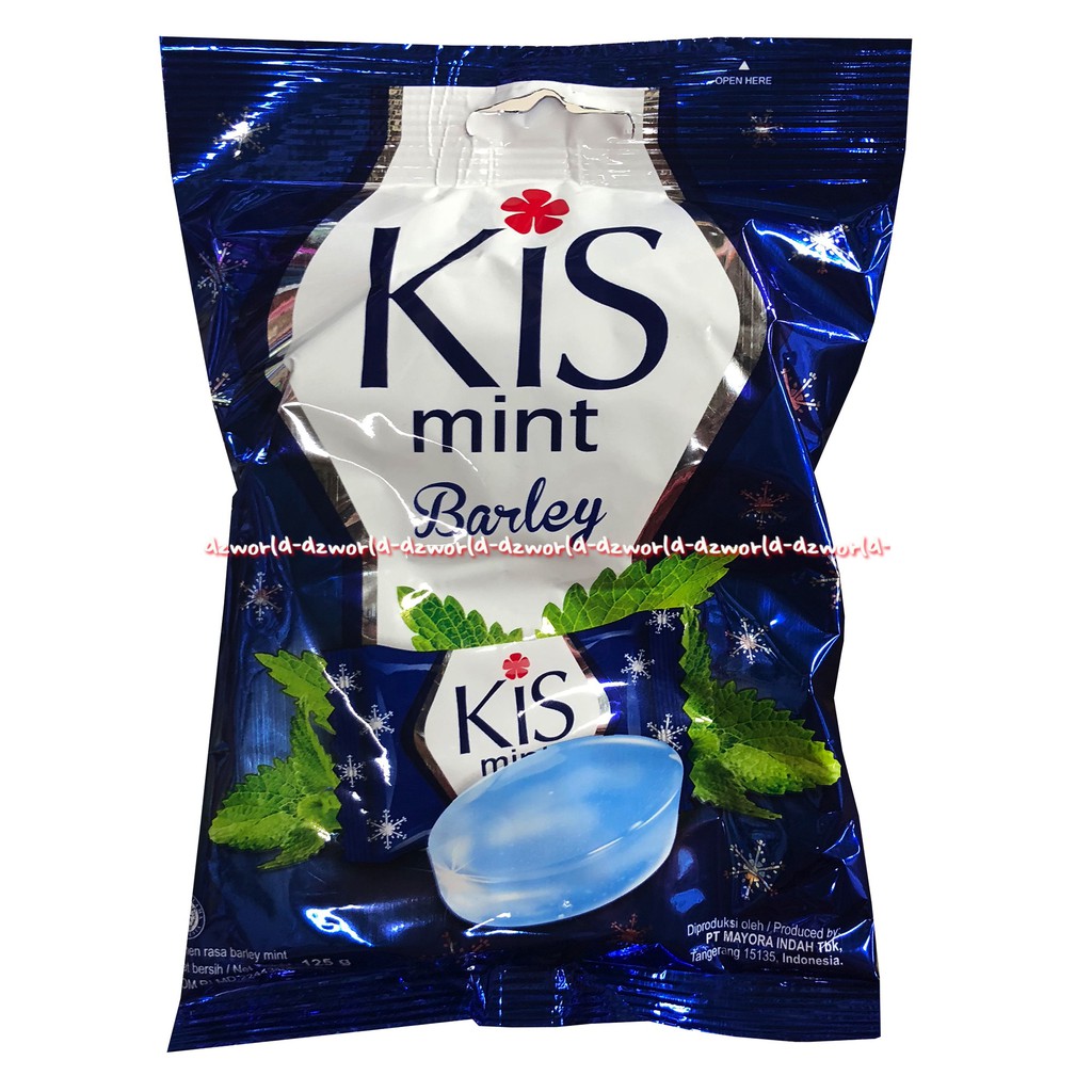 Kis Mint Cherry Grape Barley Permen Kiss Wangi 125gr Kismin