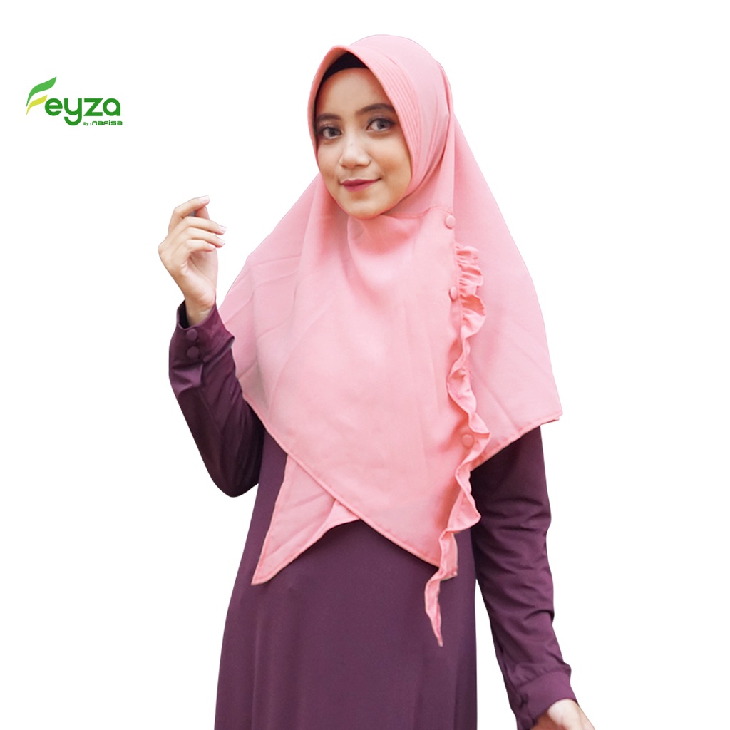 Jilbab Fz Fadheela - Hijab Remaja - Jilbab Bergo Diamond - Rempel Diamond