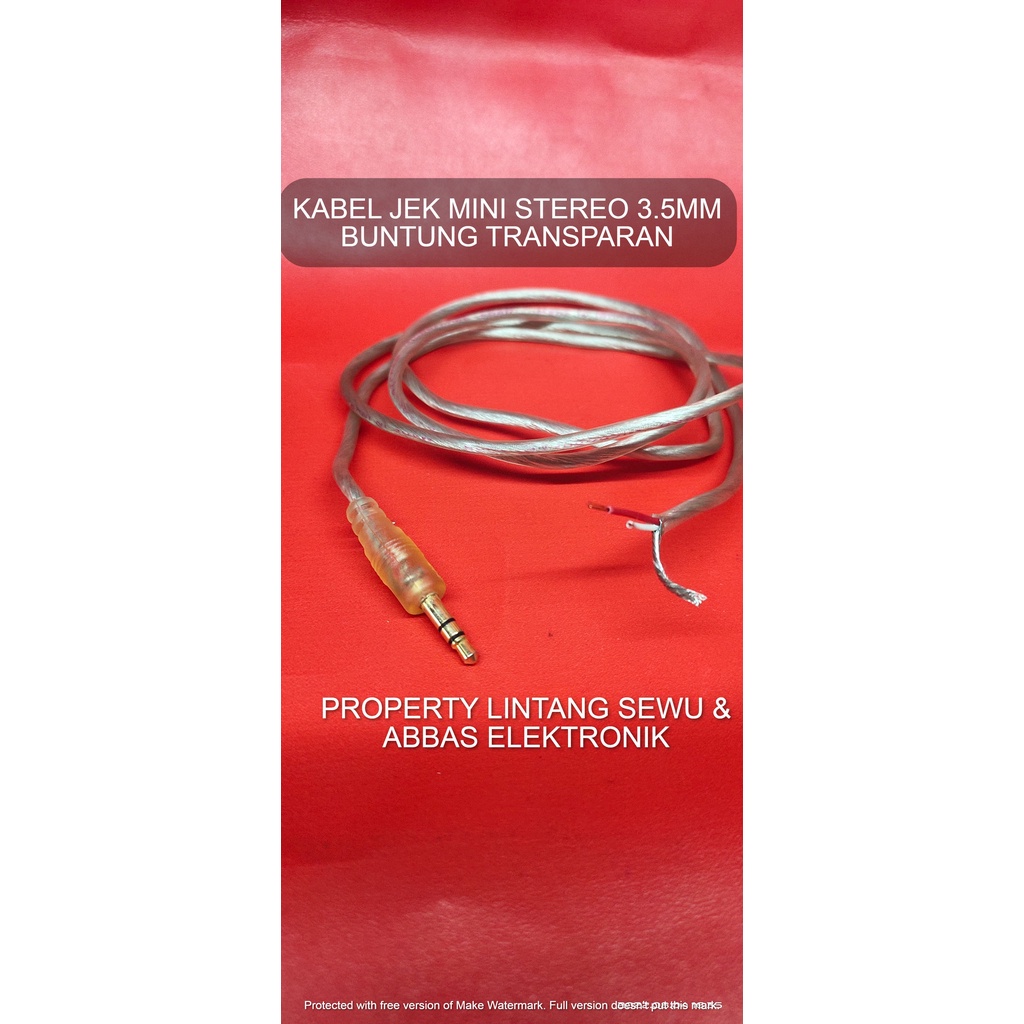 KABEL JEK MINI STEREO 3.5MM BUNTUNG