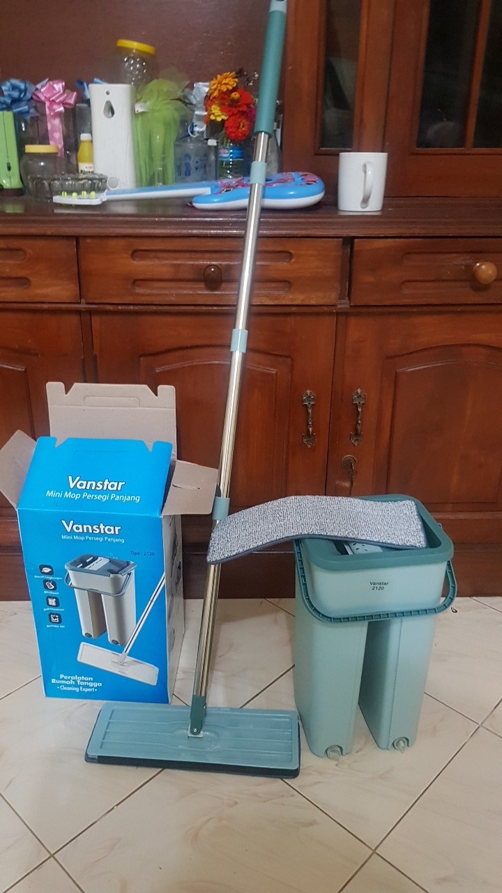 Alat Pel Praktis Ultra Mop Briny Brown Bentuk Persegi Panjang Untuk Perlengkapan Rumah Free 2 Kain