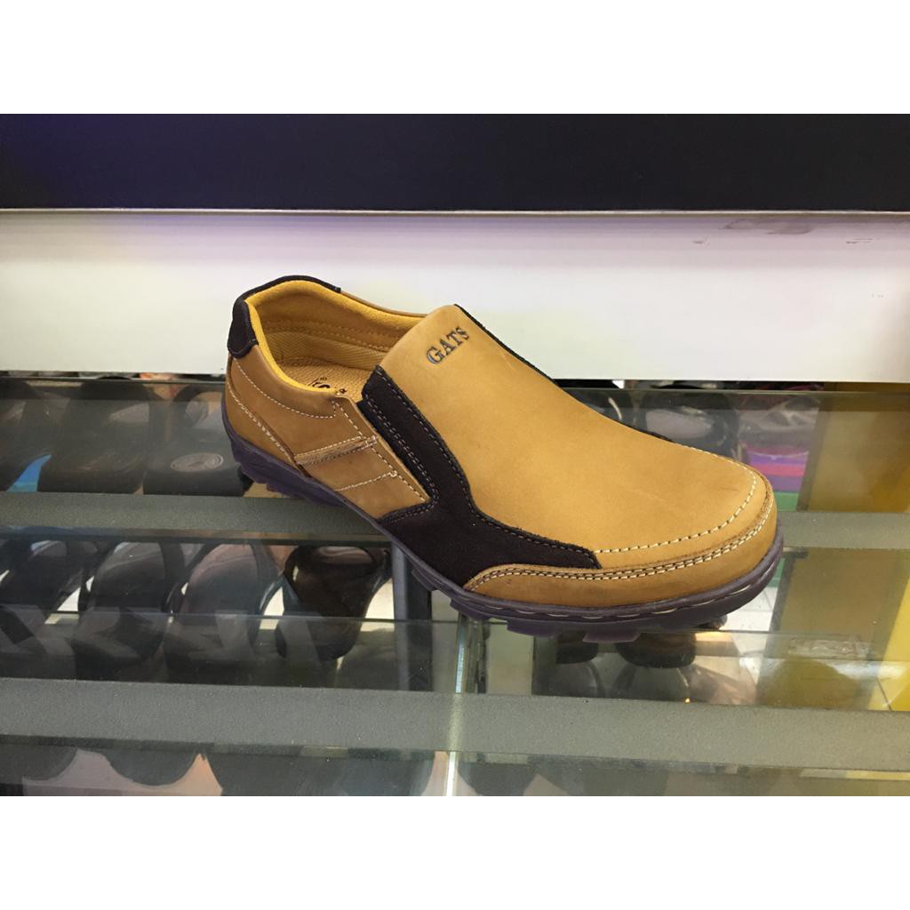 Sepatu Formal Pria Sepatu Kulit Gats TO 2206 - TAN