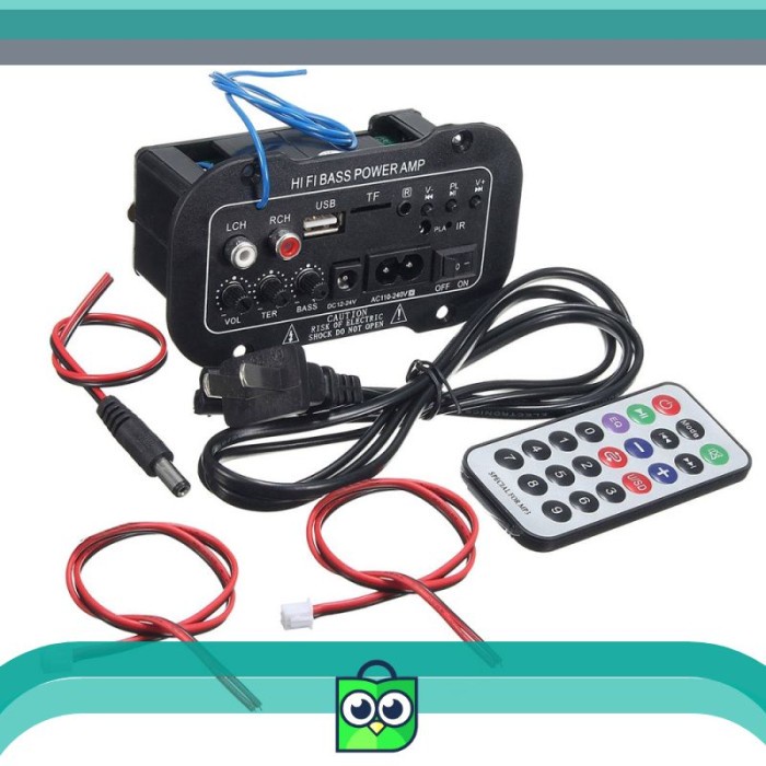 CAR BLUETOOTH HI-FI BASS POWER AMP MINI AMPLIFIER RADIO REMOTE CONTROL