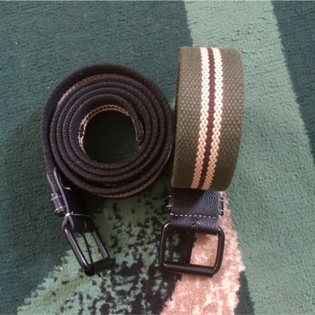 [[antonHilmanto]] gesper pria remaja katun jarum lubang #ikatpinggang #gesper #talipinggang #menbelt