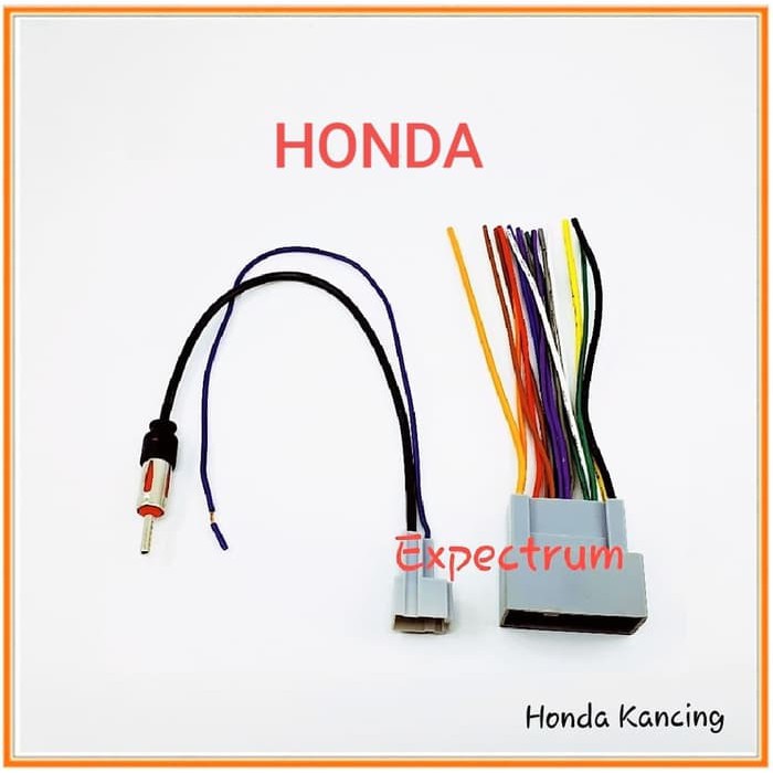 Soket Audio Tape Honda - Socket Audio Tape Headunit HONDA kancing