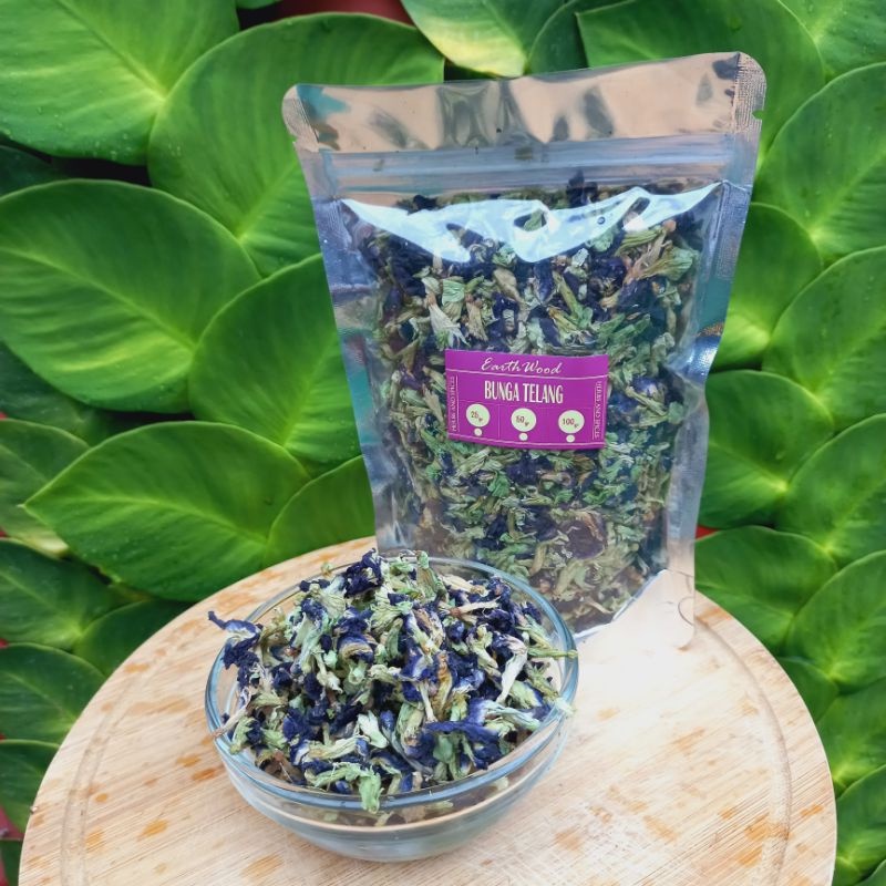 

Bunga telang kering / Dried Butterfly pea flower