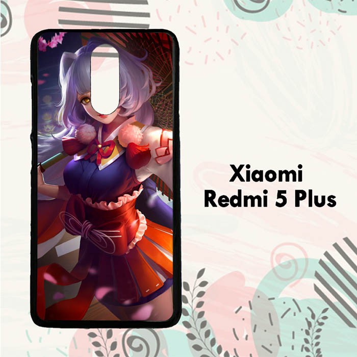 Casing Xiaomi Redmi 5 Plus Custom Hardcase HP Kagura MLBB LI0097