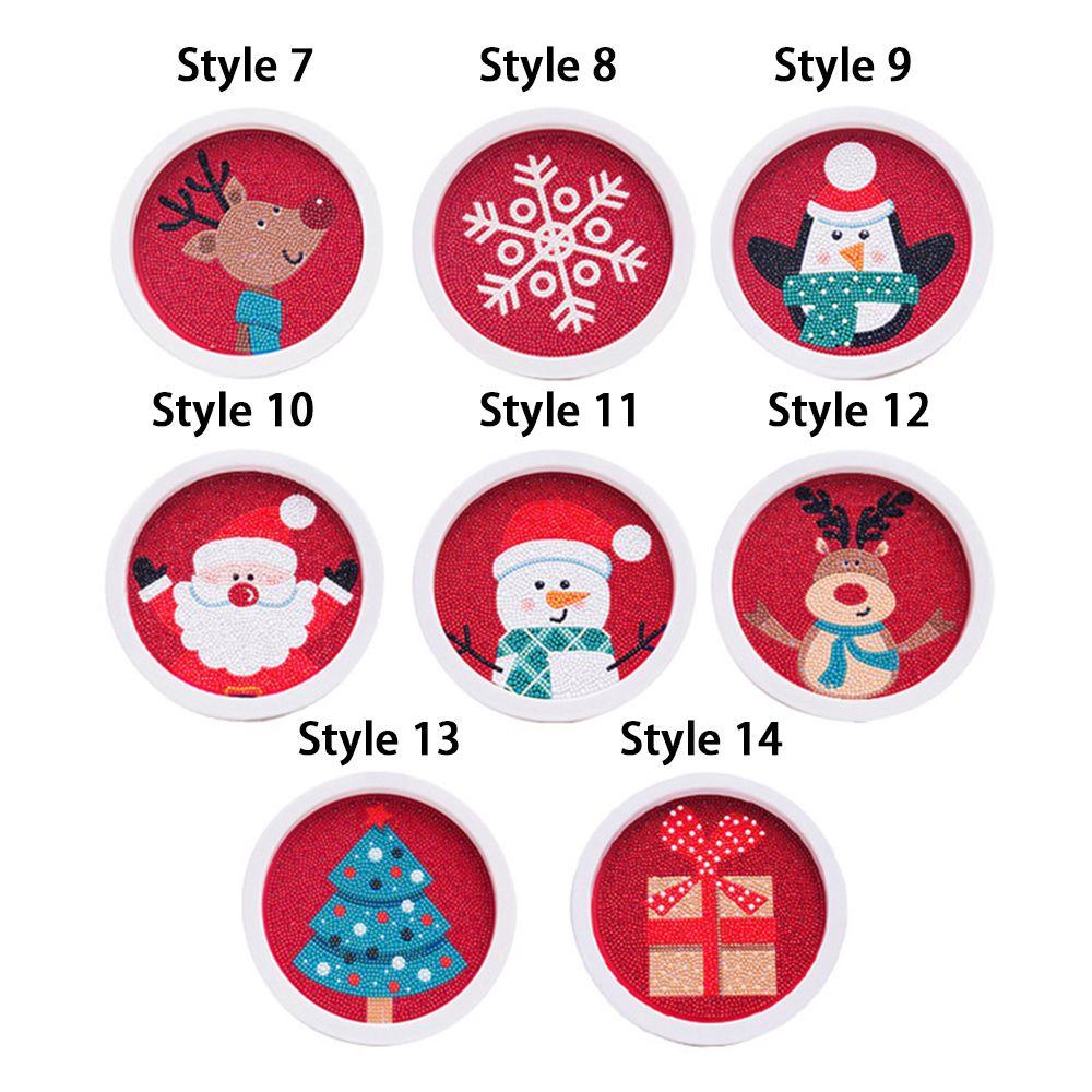 Preva Lukisan Berlian 5D 5D Dekorasi Rumah Full Bor Seni Kerajinan DIY Merry Christmas