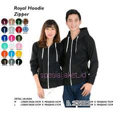 Epidemic Royal Hoodie Zipper Jaket Polos Unisex