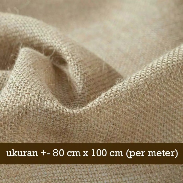 Kain Goni - Kain Goni Meteran - Kain Burlap - Bungkus Kopi - Kerajinan Tangan