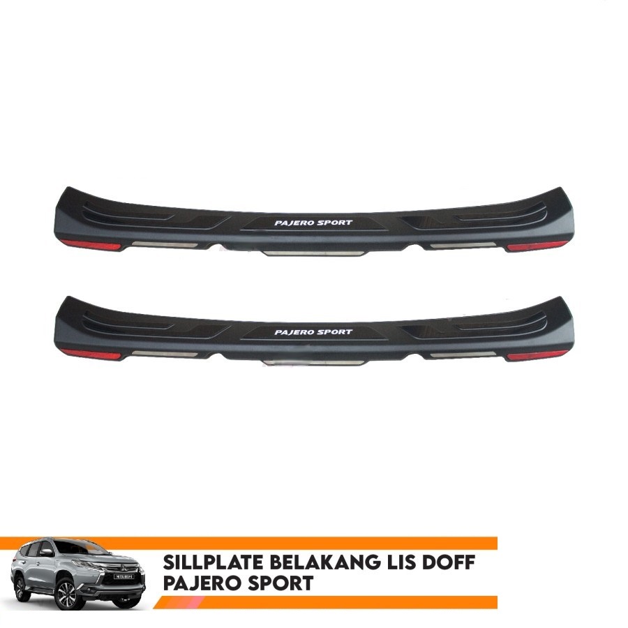 Sillplate Belakang Pajero Sport Reflektor