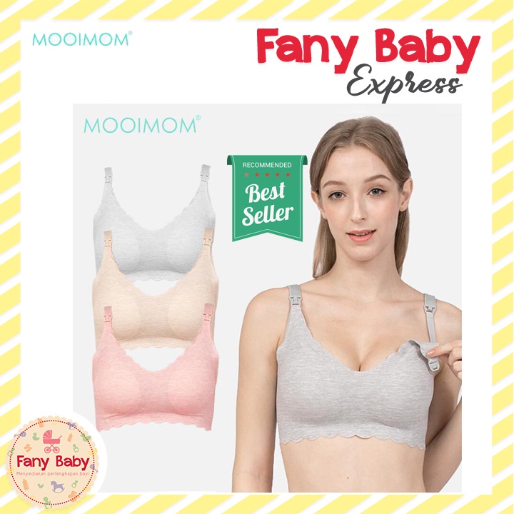 MOOIMOM MODAL SEAM-FREE MATERNITY &amp; NURSING BRA