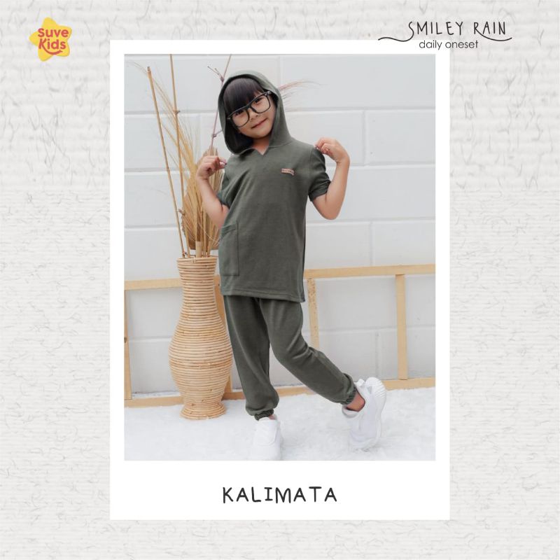 Baju Setelan Anak Oneset Unisex Daily Knitt Polos Premium Suve