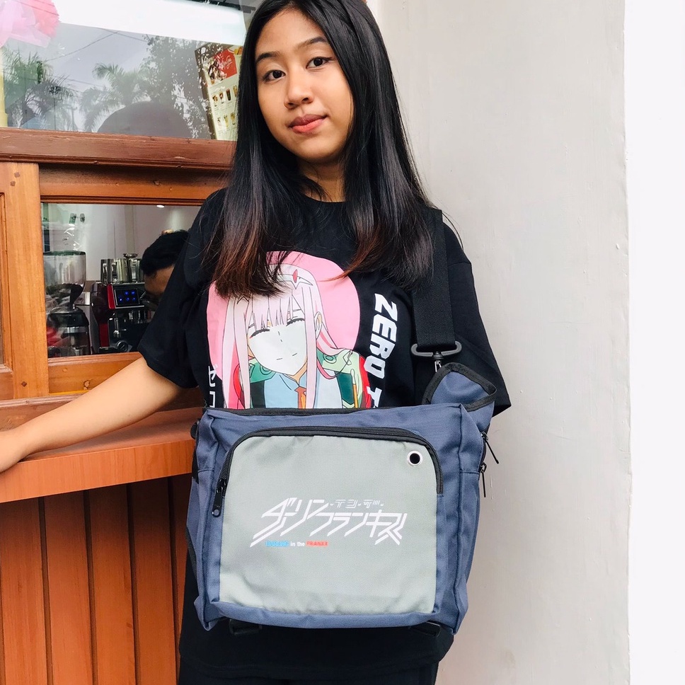 Slingbag Amplify Darling In The Franxx Logo Anime Manga Premium Unisex