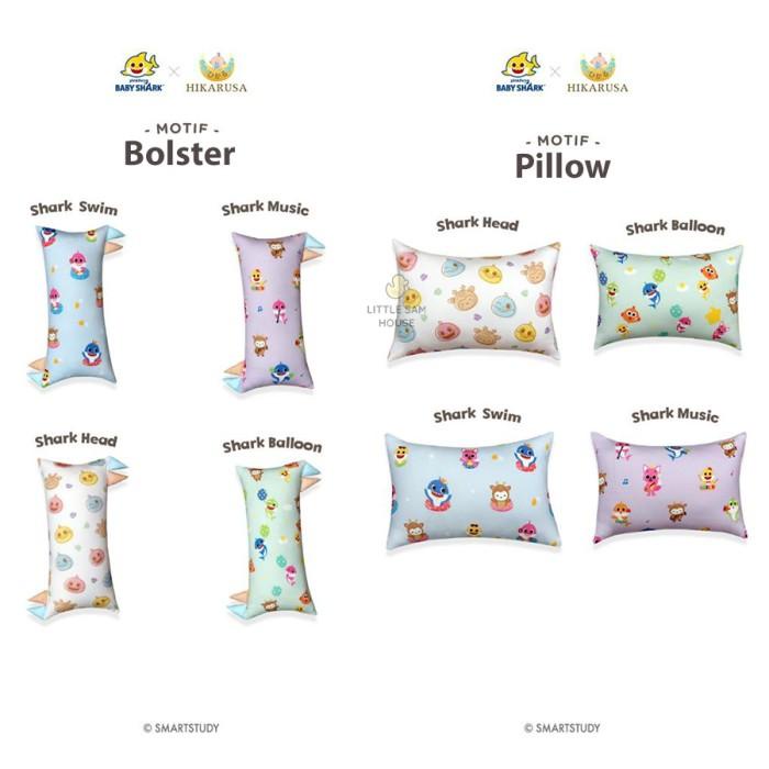 Baby Pillow Hikarusa X Baby Shark Bantal Dan Guling Bayi Small-Large