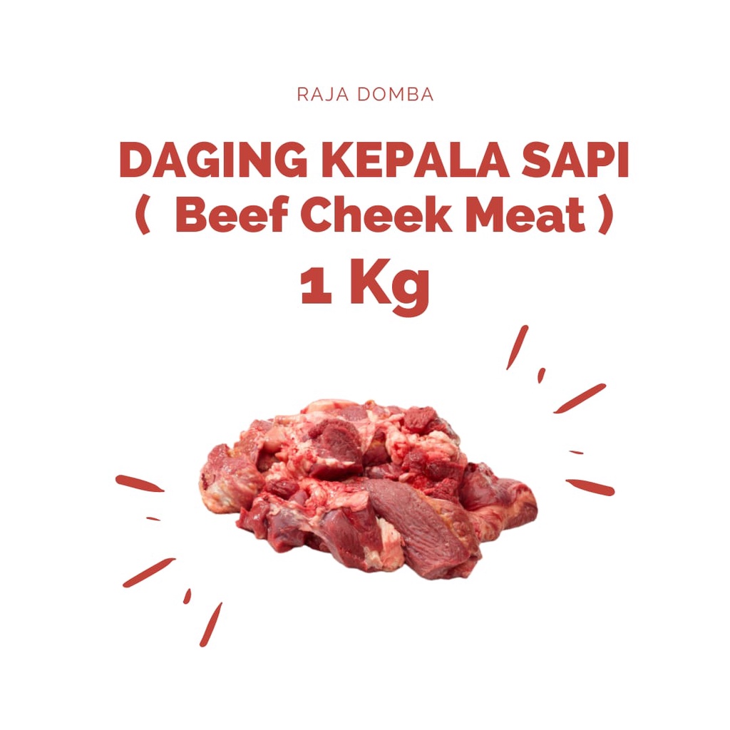 

Daging Kepala Sapi/Beef Cheek Meat