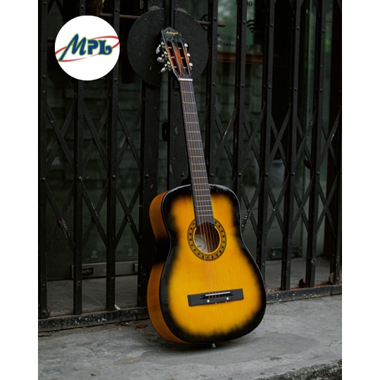 GITAR AKUSTIK / GITAR ACOUSTIC MAHOGANI MG 010 SUN BURST ORIGINAL + TAS GITAR