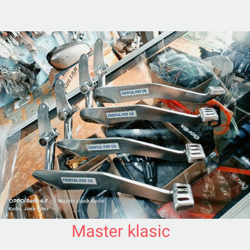 pedal rem crystal pnp cb gl megapro tiger