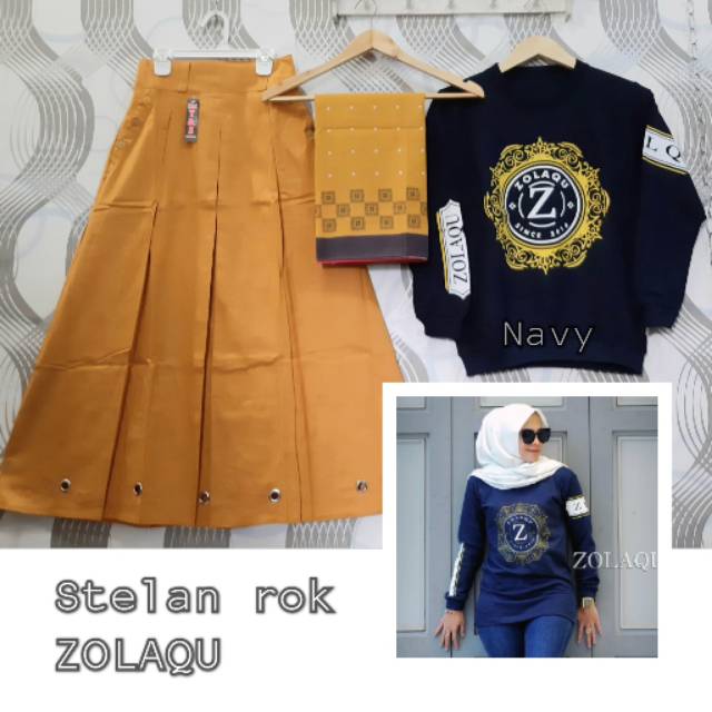 Setelan rok ZOLAQU