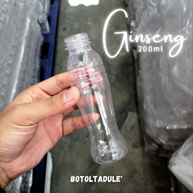Botol Plastik Ginseng 200ml / Botol Ginseng 200ml / Botol Plastik 200ml